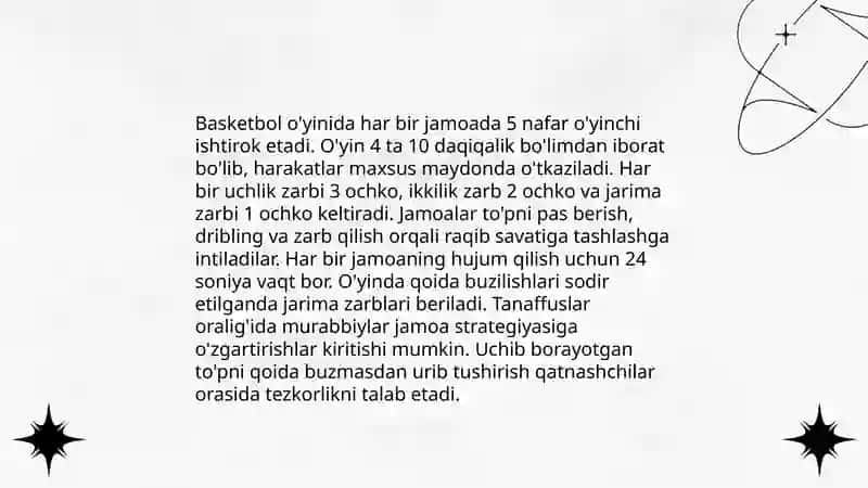 Basketbolning tarixi va rivojlanishi 4