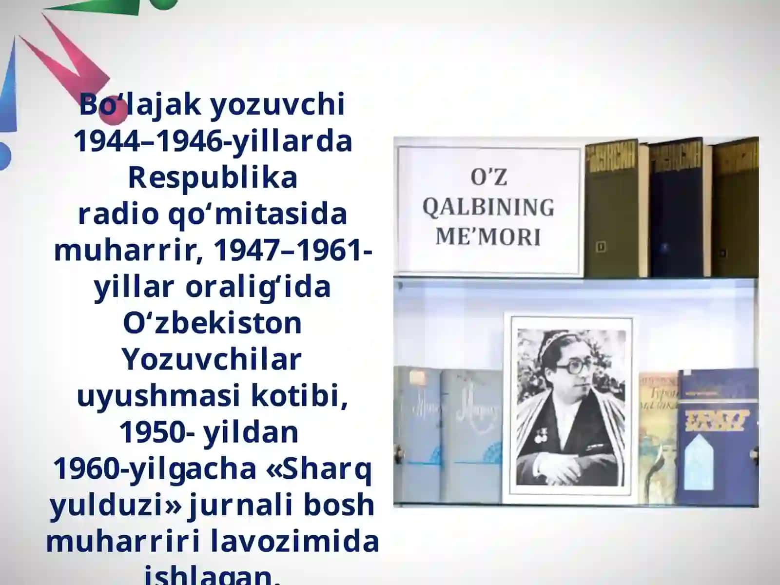 7-sinf Adabiyot fanidan Mirmuhsin hayoti va ijodi dars taqdimoti 4