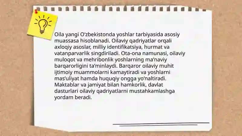 Milliy va ma'naviy qadriyatlarni tiklash va mustahkamlash 4