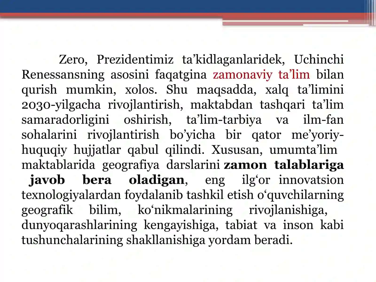 O‘QITISHNING ZAMONAVIY MULTIMEDIA VOSITALARI VA ULAR BILAN ISHLASH USULLARI 4