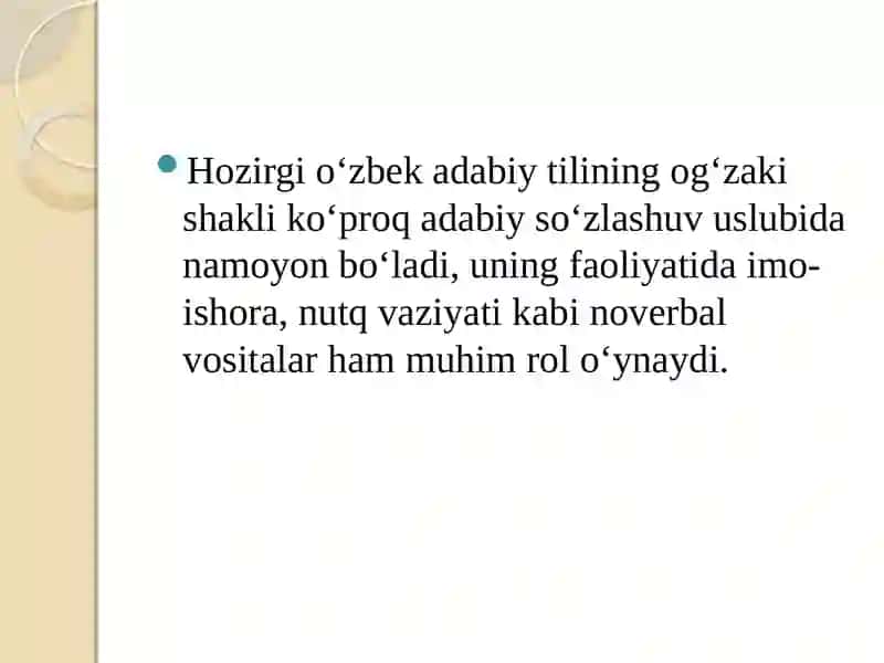 O‘zbektilidaog‘zakivayozmaadabiynutqme’yorlari 4
