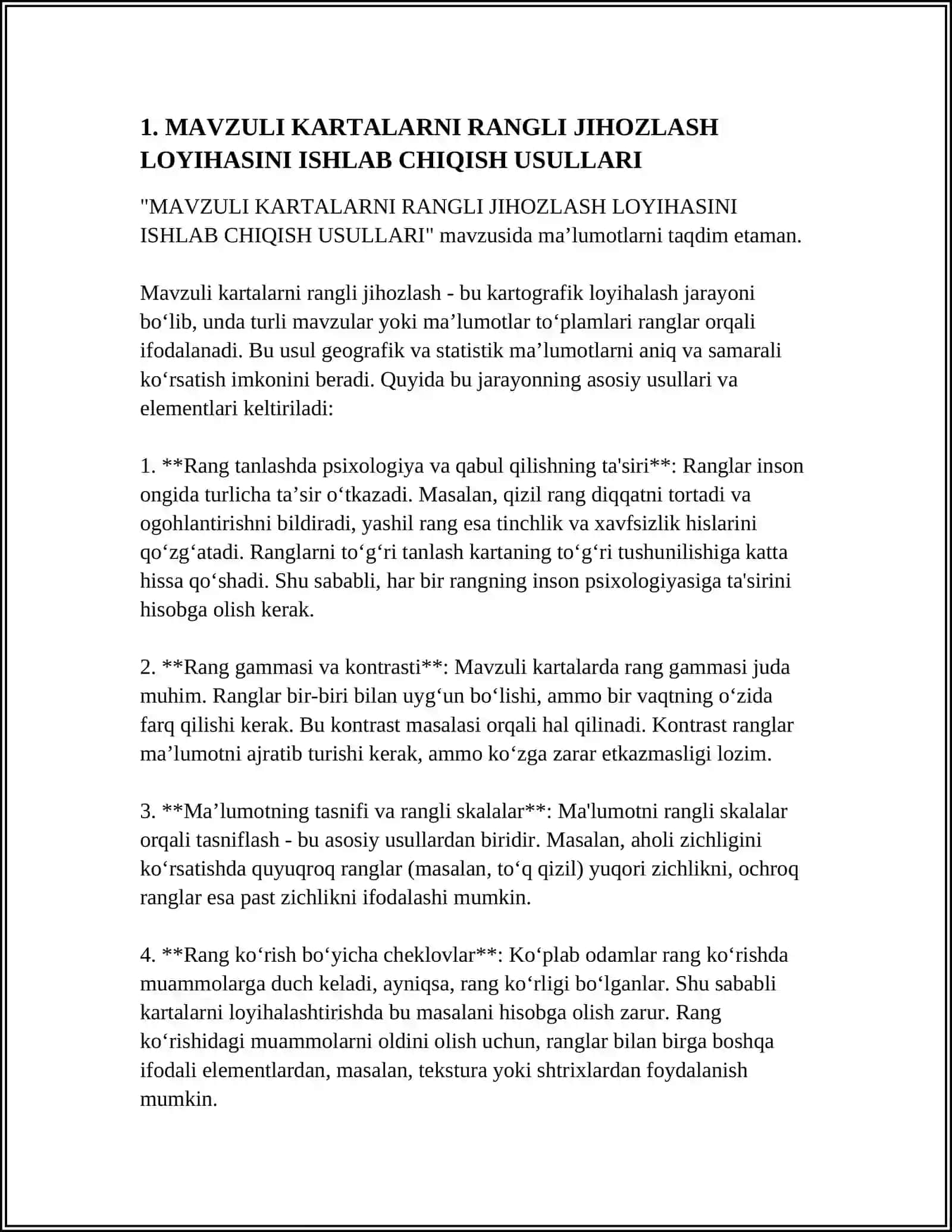 MAVZULI KARTALARNI RANGLI JIHOZLASH LOYIHASI 4