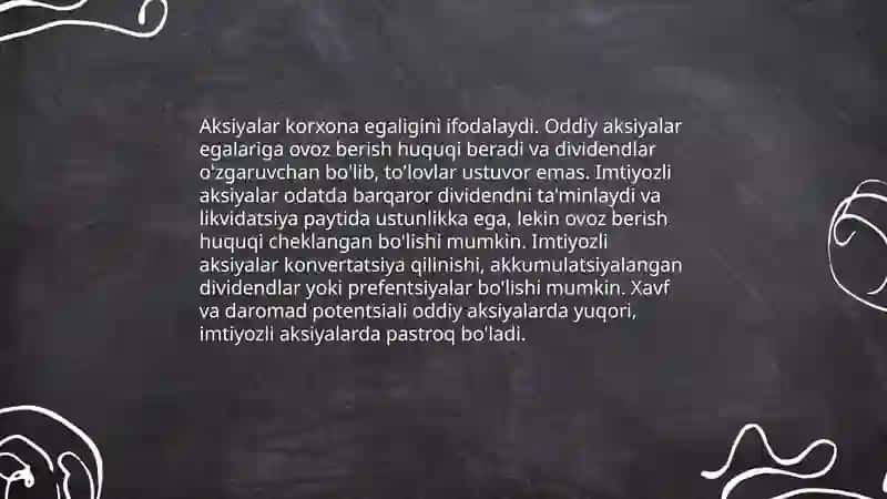 Qimmatli qog'ozlar 4