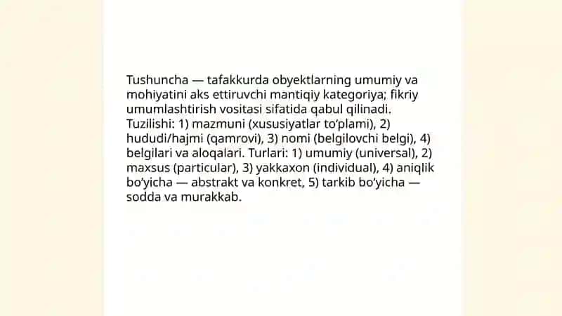 Tafakkurning mantiqiy shakillari va qonunlari 4
