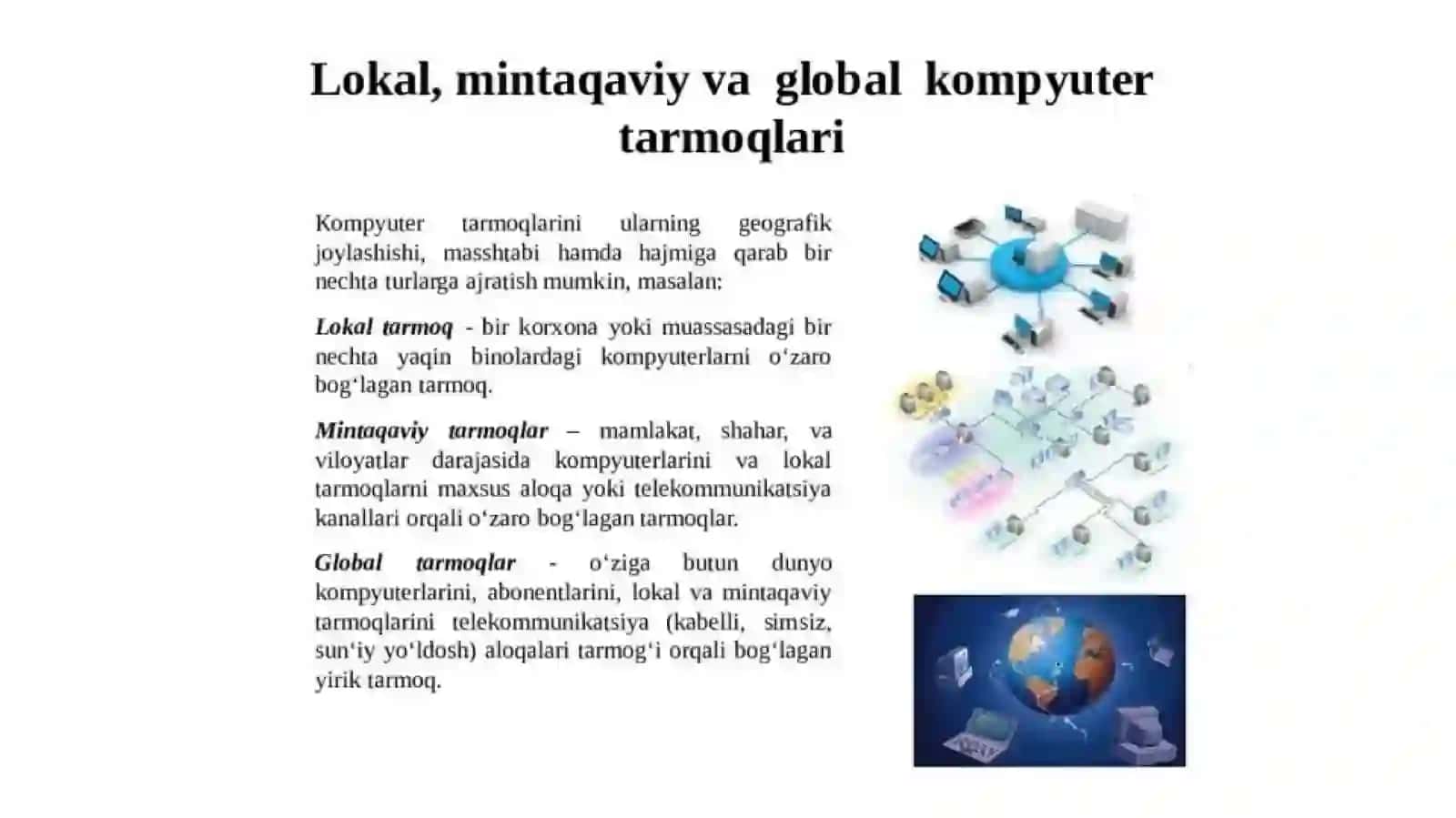 Global kompyuter tarmoqlari 4