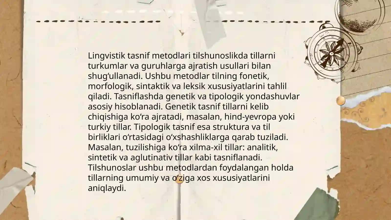 Tillarning geneologik tasnifi 4