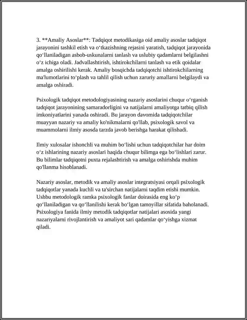 Umumiy Psixologiya Fanining Ilmiy Tadqiqot Metodlari 4