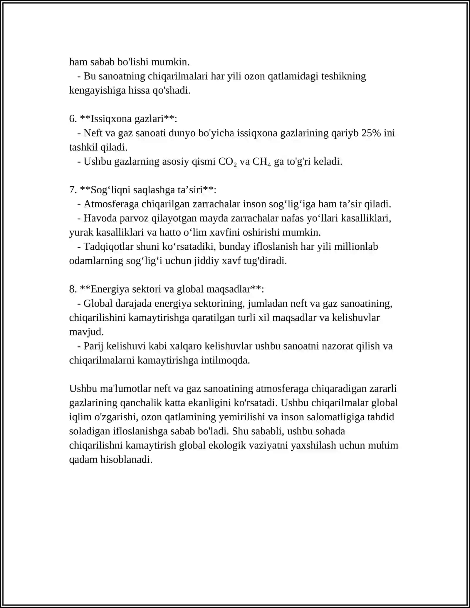 NEFT VA GAZ SANOATINING ATMOSFERAGA TA’SIRI 4
