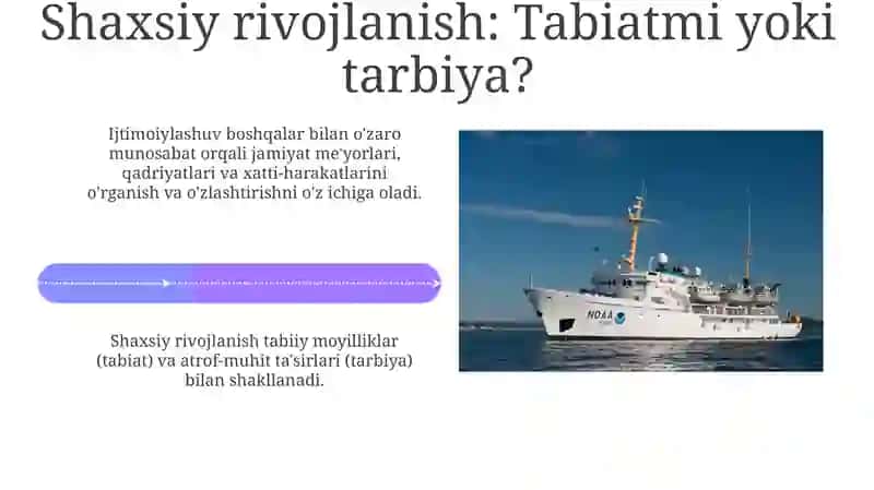 Shaxsning rivojlanishi, tarbiyasi va ijtimoiylashuvi 4