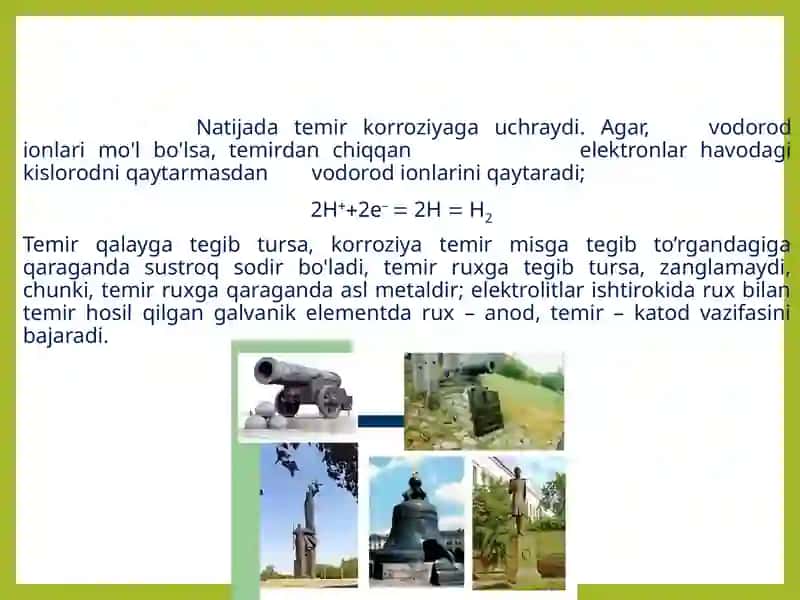 Metallarkorroziyasi haqida tushuncha 4