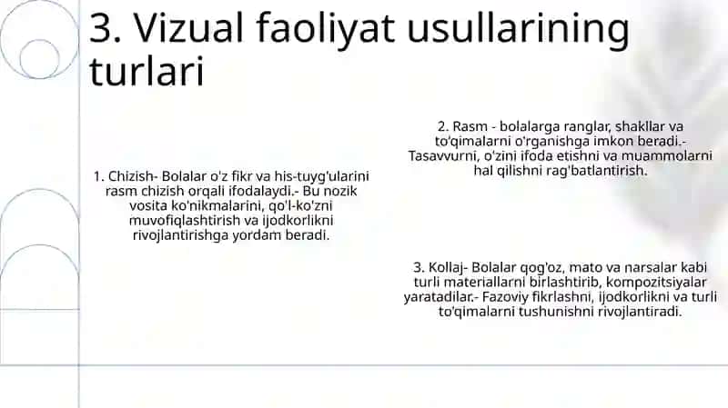 Tasviriy Faoliyat Jarayonida Bolalarga Tarbiya Berish Usullari 4