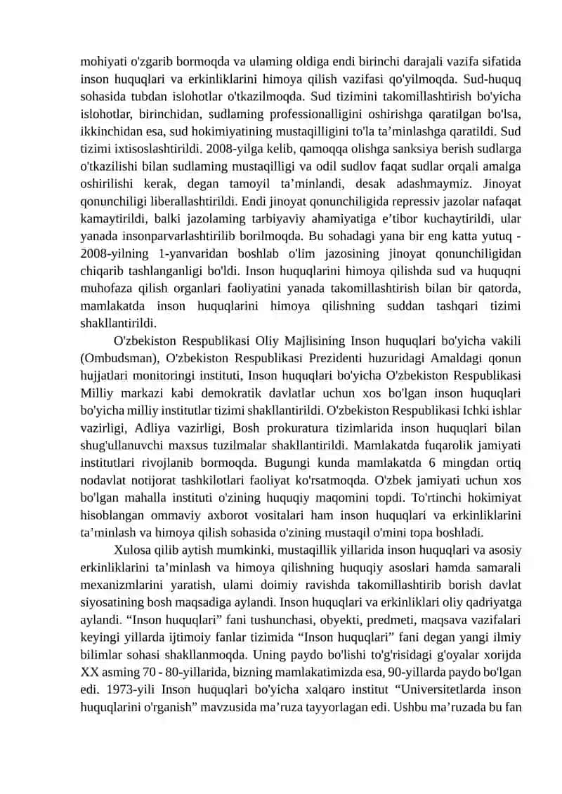 Inson huquqlari: Umumiy tushunchalar va uning mohiyati 4