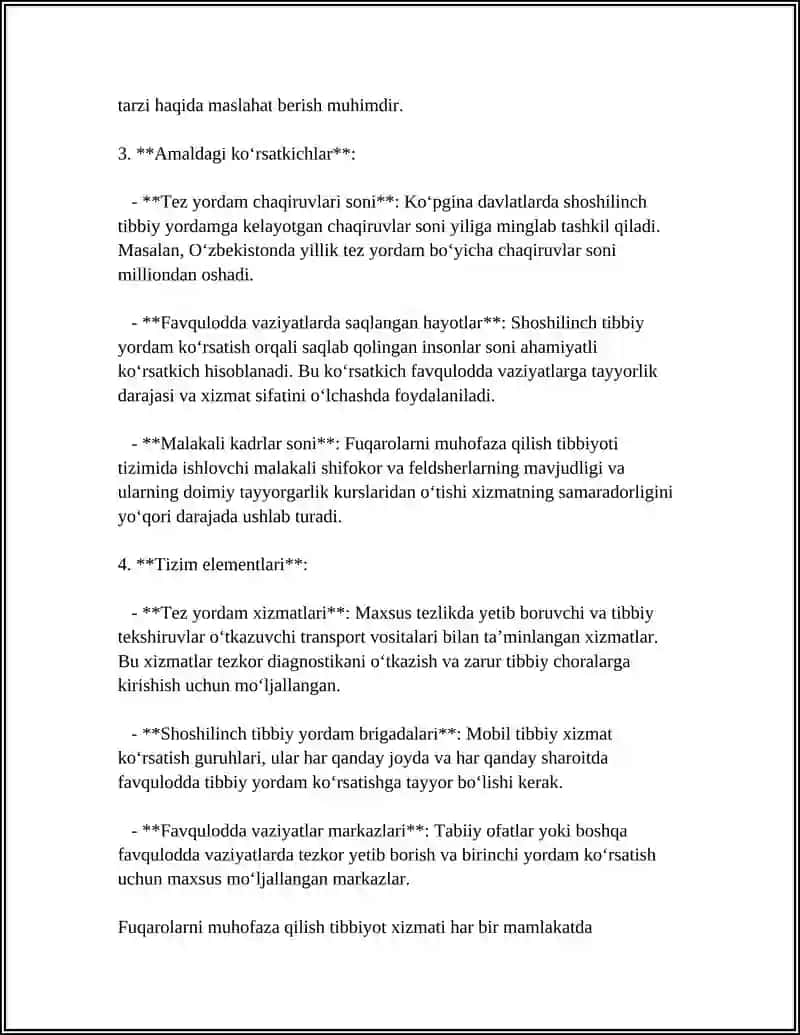 FUQARO MUHOFAZASI TIBBIYOT XIZMATI TUZUMLARI 4