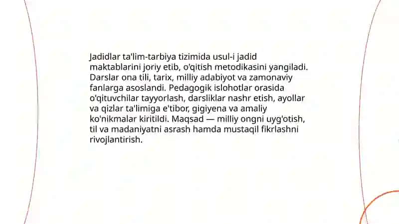 Jadid ma'rifatparvarchiligi milliy tarbiyaning asosi sifatida 4