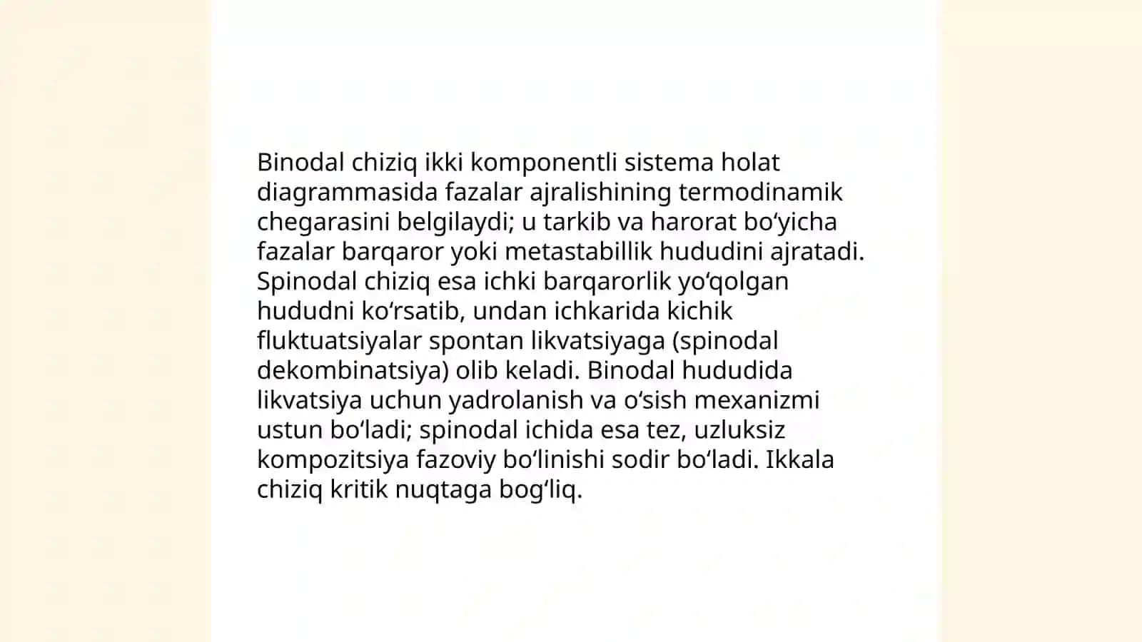 Likvatsiya hodisasiga ega ikki komponentli sistemalarning holat diagrammasi 4