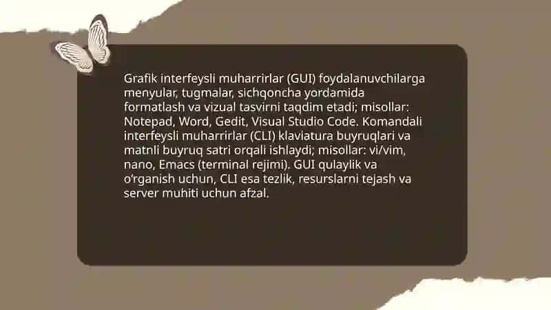 Matn muharrirlar 4