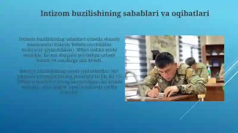 Harbiy intizomni mustahkamlash 4