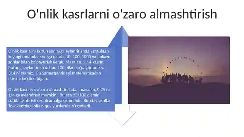 Oʻnli kasrlar 4