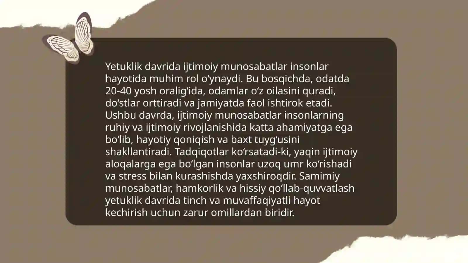 Yetuklik davri xususiyatlari 4