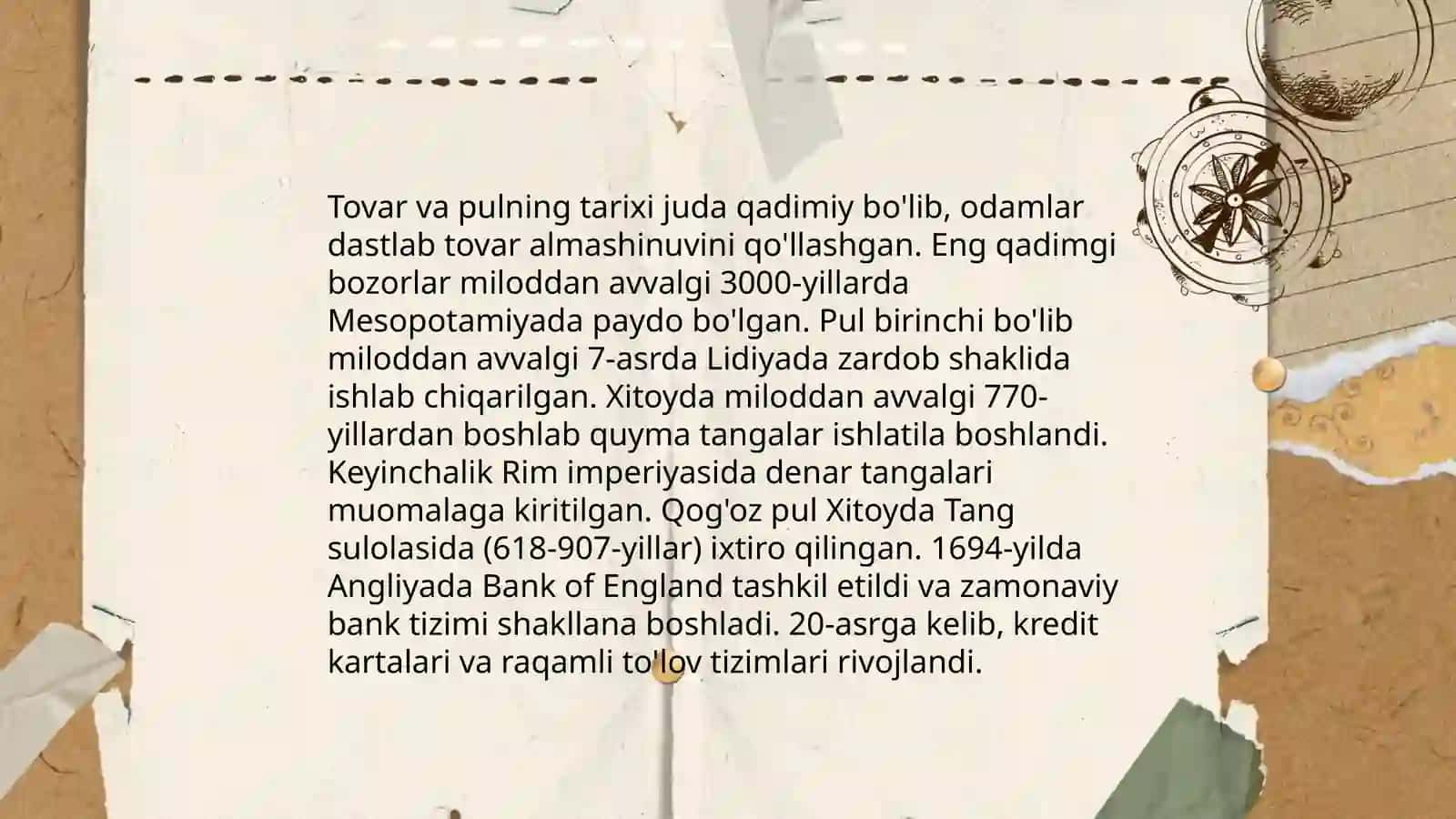 Tovar-pul munosabatlari 4