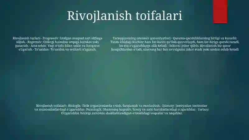 Rivojlanishning Umumiy Qonunlari Va Kategoriyalari 4