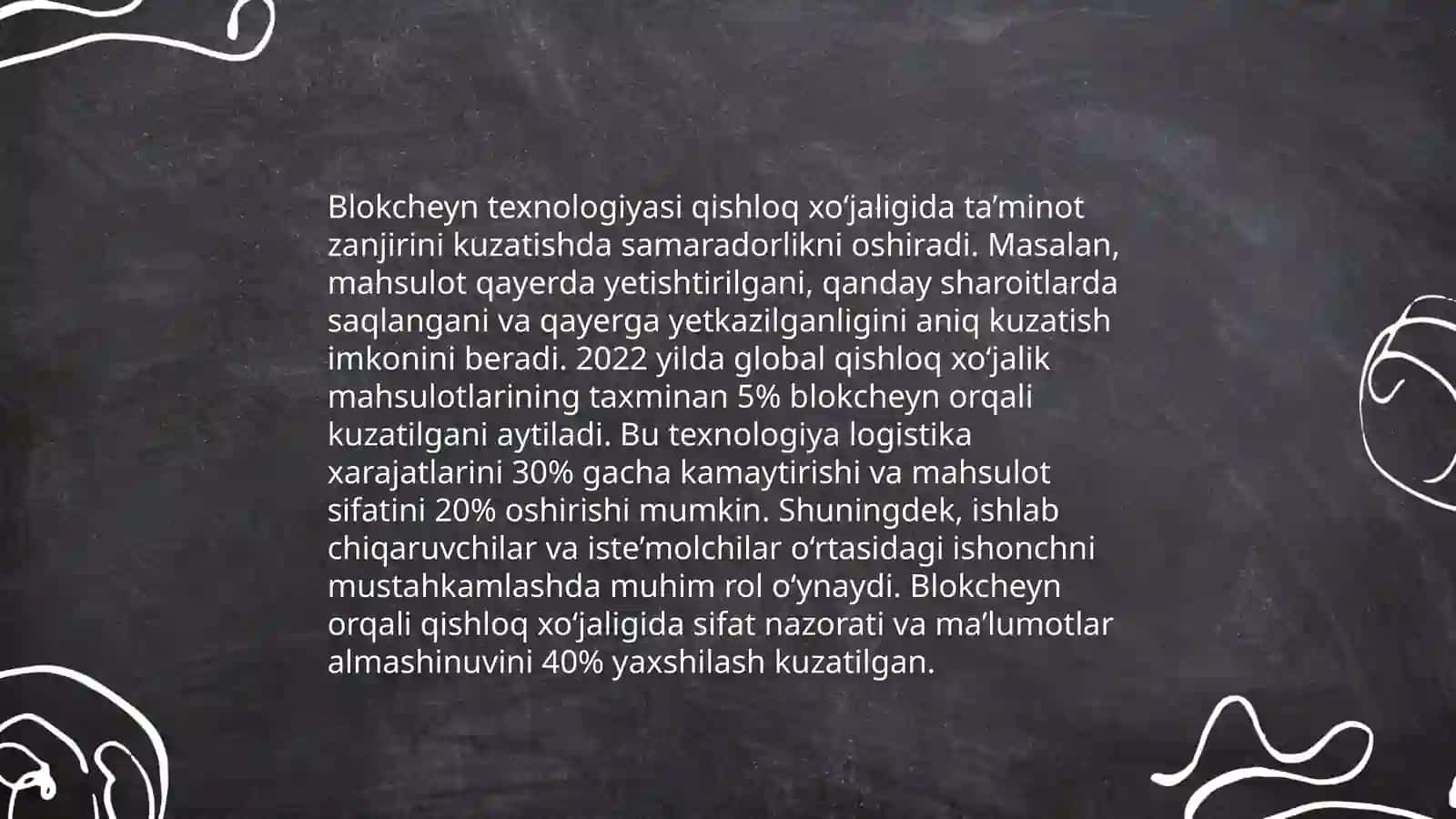 Milliy iqtisodiyotning turli sohalarida Blokcheyn texnologiyasidan foydalanish yo‘llari 4