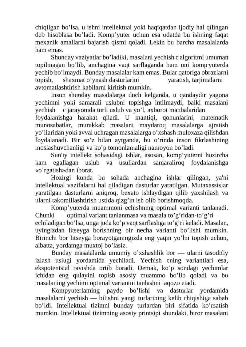 Sun’iy intellekt texnologiyalari 4