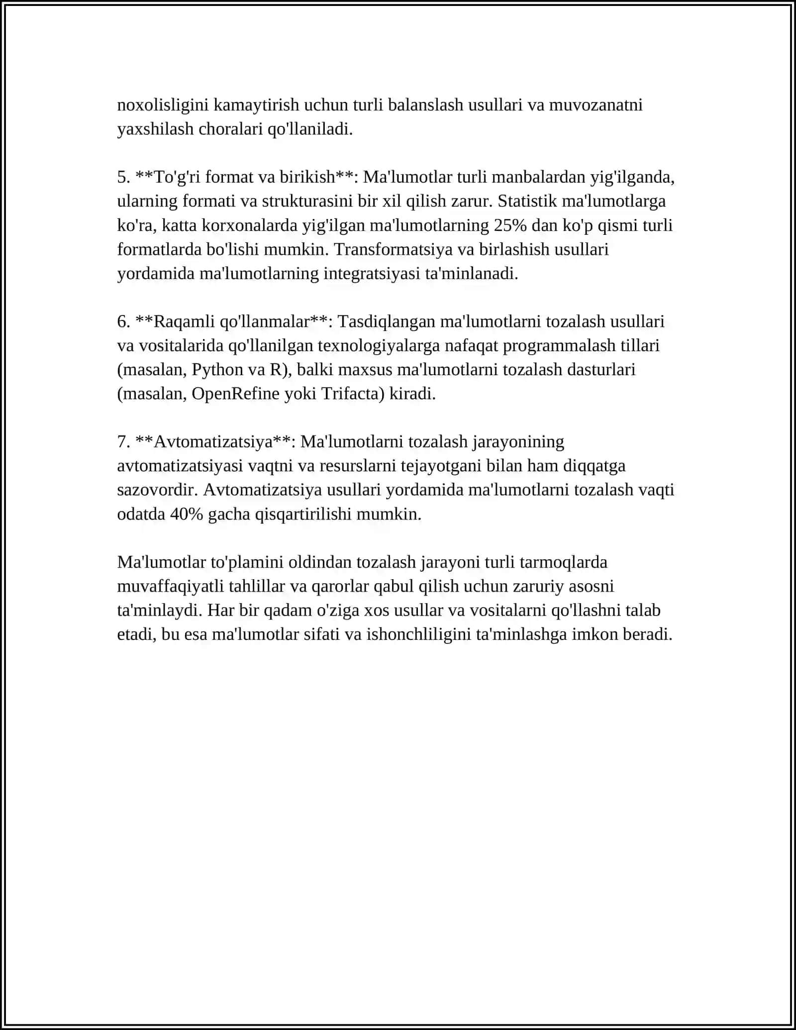 MA`LUMOTLARNING INTELLEKTUAL TUSHUNCHALARI VA USULLARI 4