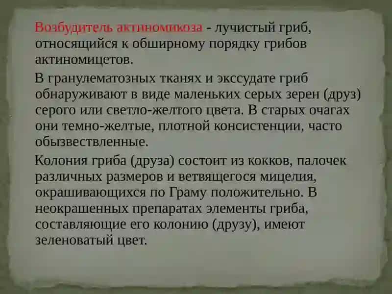 Актиномикоз 4