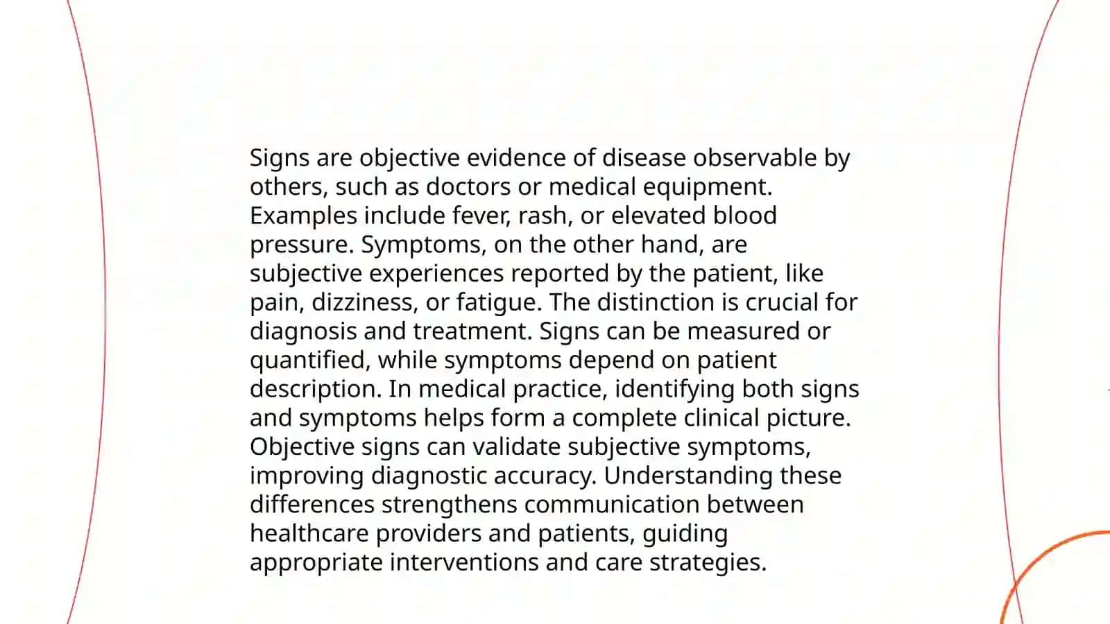 Introduction to Signs and Symptoms 4