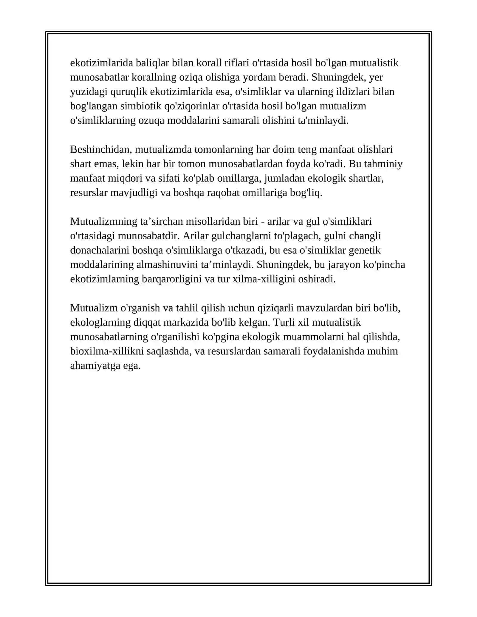 MUTUALIZM, SIMBIOZ, PARAZITIZM 4