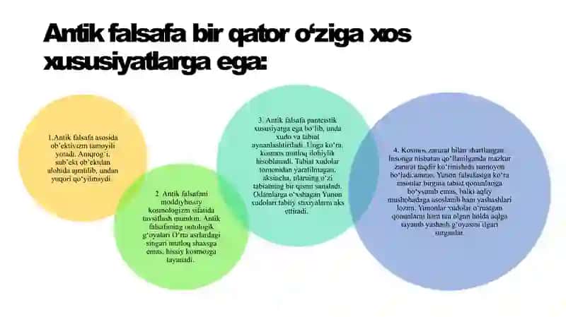 Falsafiy tafakkur taraggi Bosqichlari: G‘arb falsafasi 4