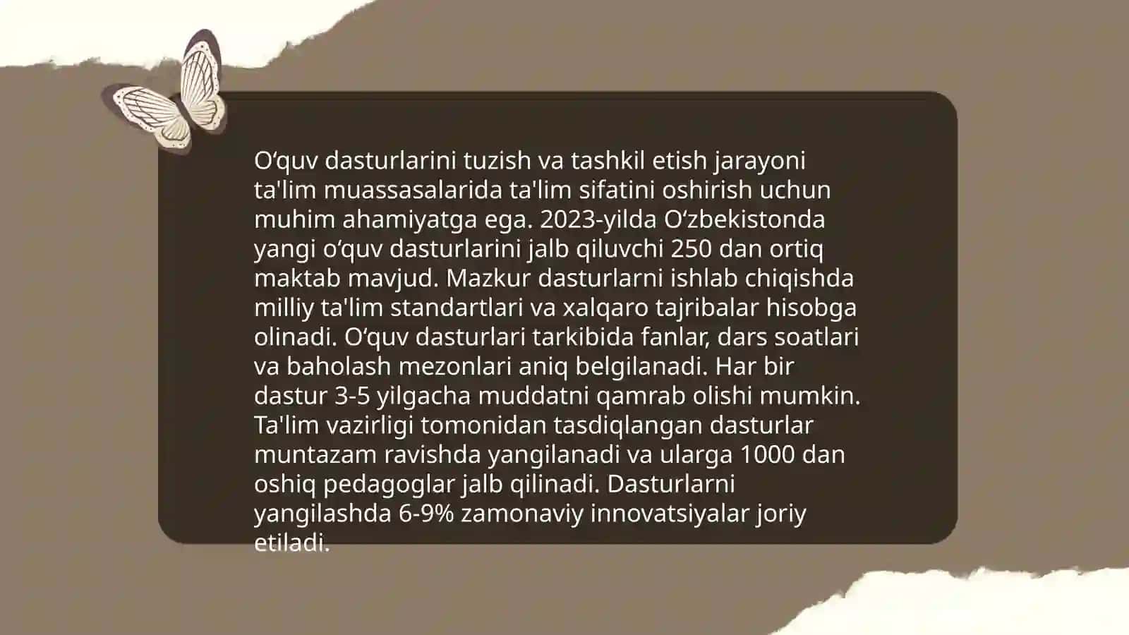 Darsni rejalashtirish va o‘qituvchining unga tayyorgarligi. O’qitish materialini bayon qilish shakllari 4