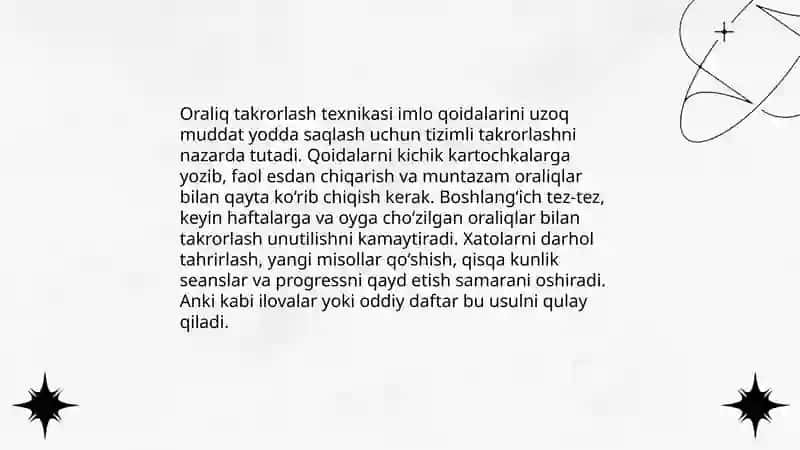 Imlo qoidalarini eslab qolish uchun 5 maslahat 4
