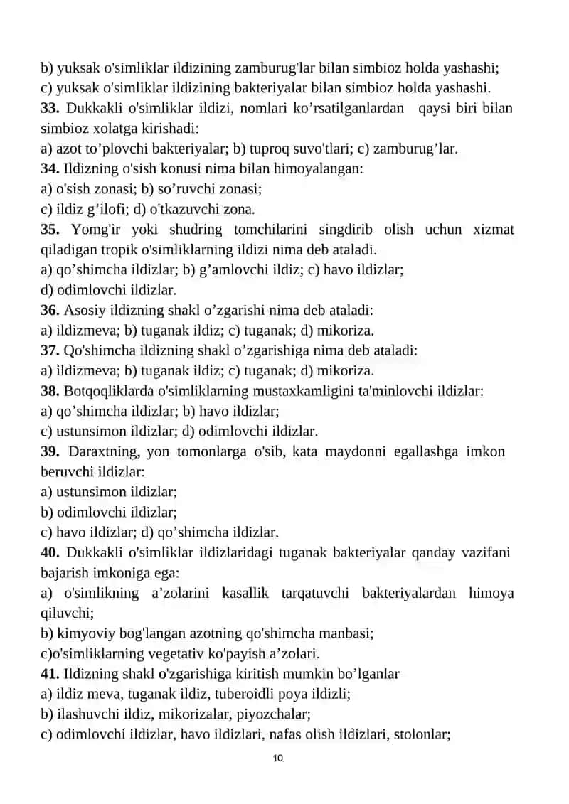 VEGETATIV VA GENERATIV A’ZOLARNING MORFOLOGIYASI 4