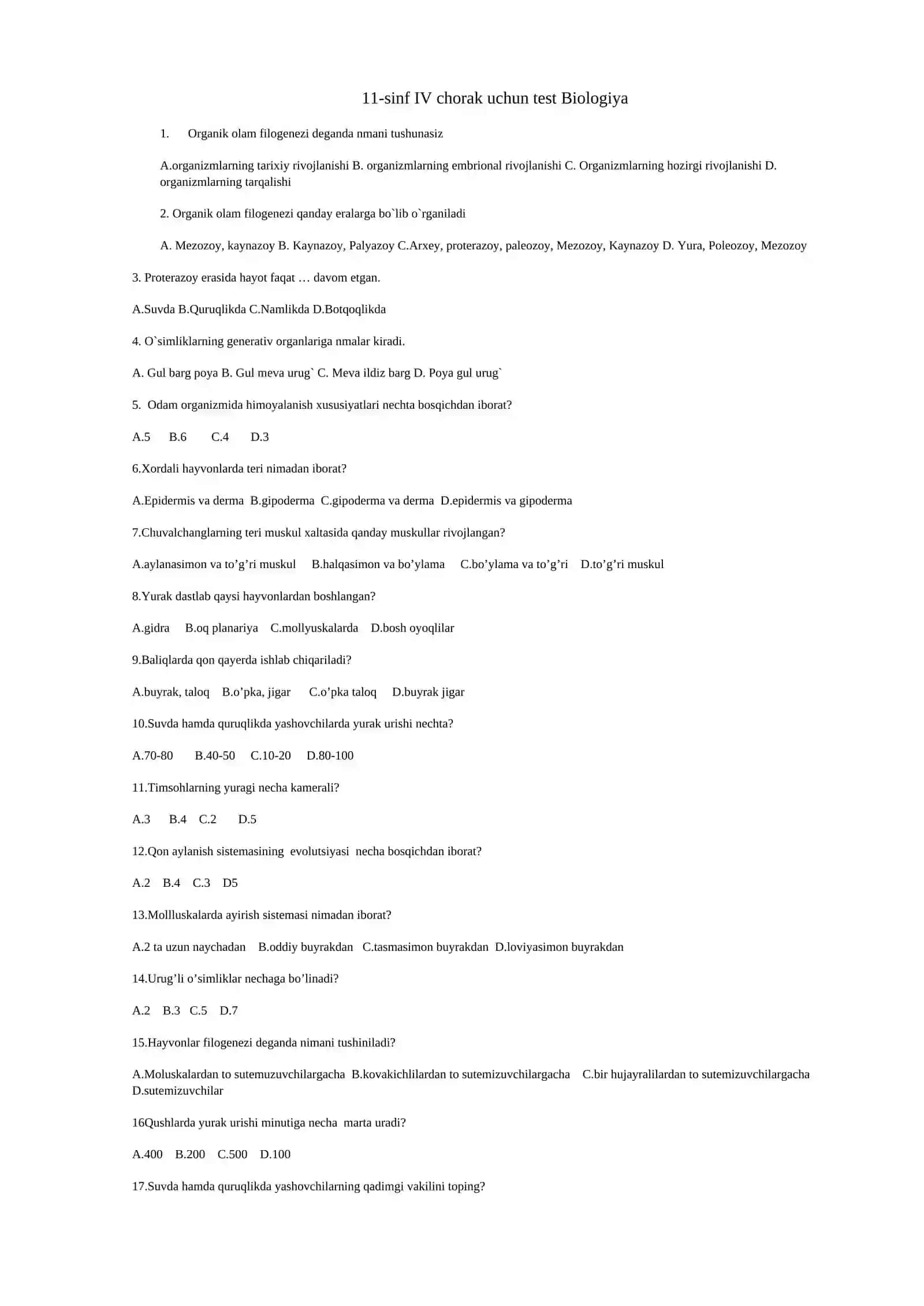 11-sinf biologiya 1-chorak 4