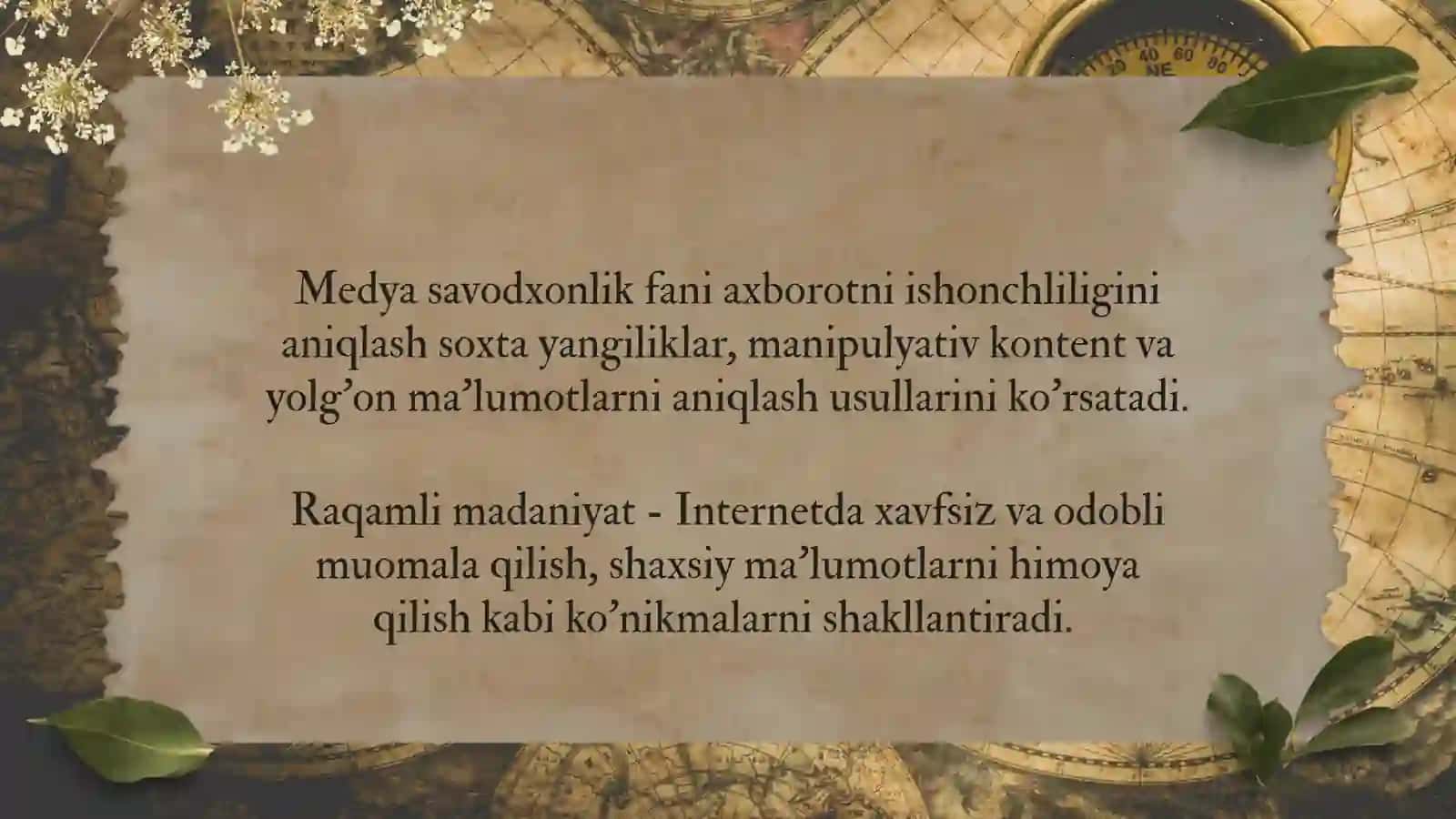 Media savodxonlik va axborot madaniyati 4