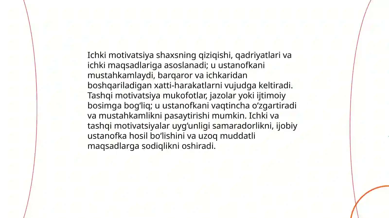 Mativatsiya va ustanofka 4