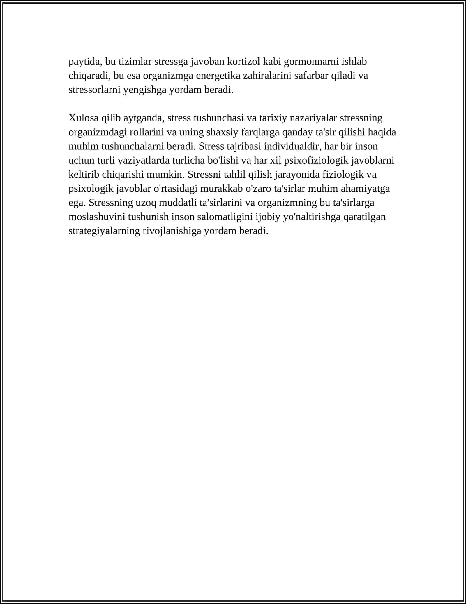 STRESS PSIXOFIZIOLOGIYASI VA STRESS PSIXOLOGIYASI 4