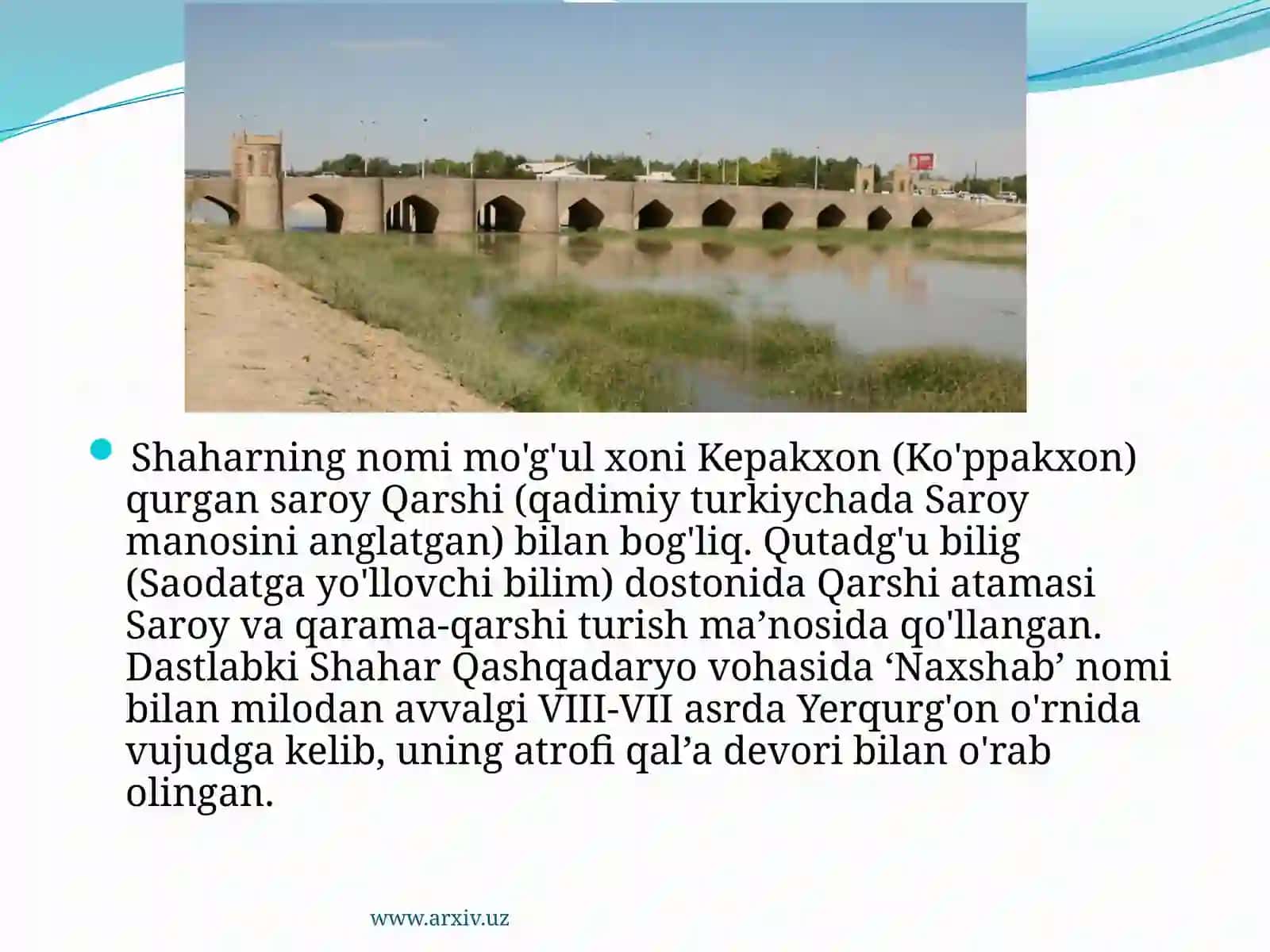 Qadimgi Nasaf tarixi 4