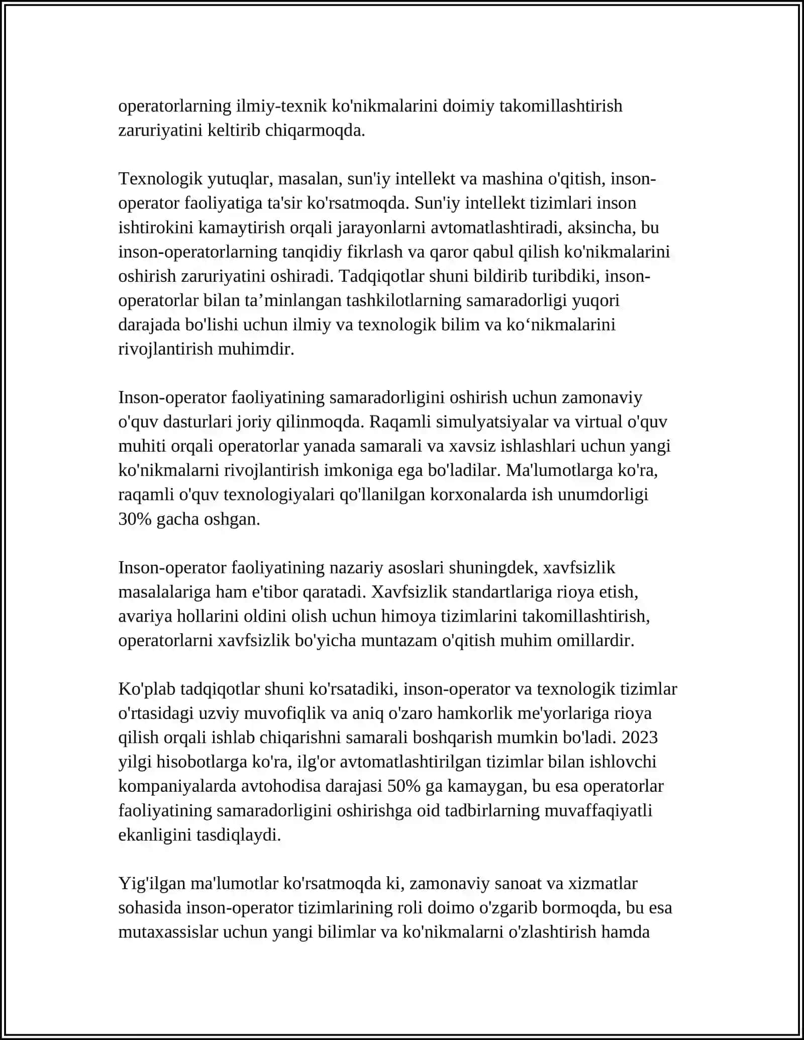 INSON-OPERATOR FAOLIYATINING MODELINI YARATISH 4