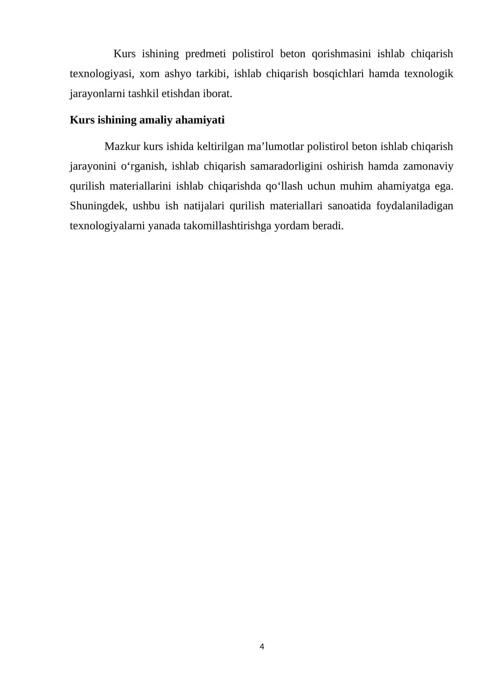 Polistirol beton qorishmasini ishlab chiqarish texnologiyasi 4