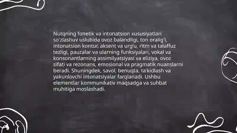 So'zlashuv uslubi va uning o'ziga xos xususiyatlari 4