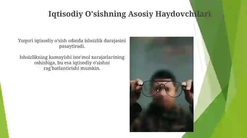 Iqtisodiy O'sishning Asosiy Haydovchilari 4