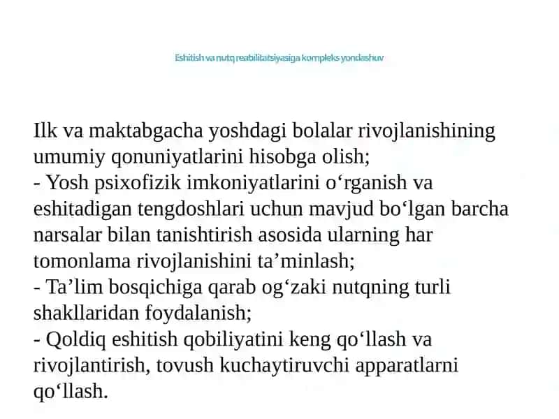 Eshtishda nuqsoni bo’lgan bolalarni reabilitatsiya metodlari 4