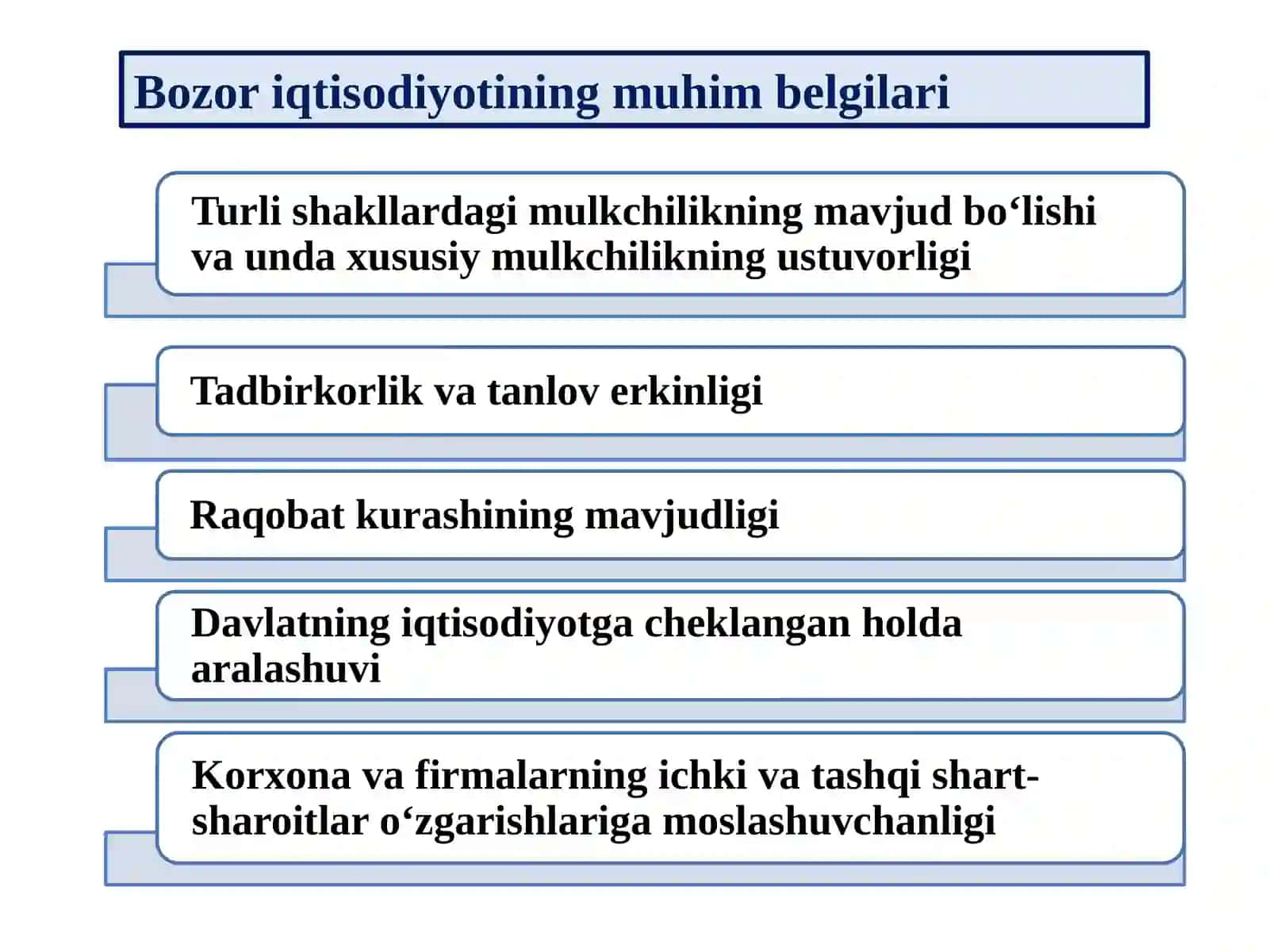 BOZOR IQTISODIYOTINING MAZMUNI VA AMAL QILISHI 4