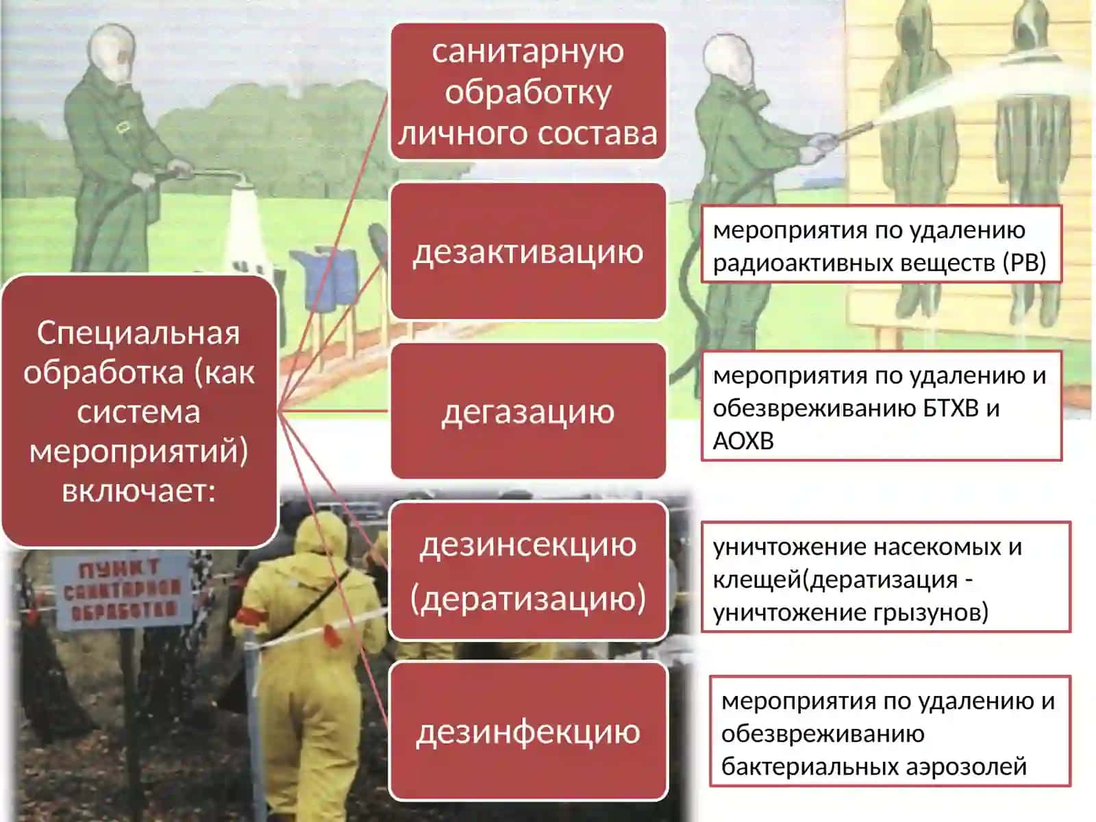 Средства специальной обработки. Порядок проведения частичной и полной санитарной обработки 4