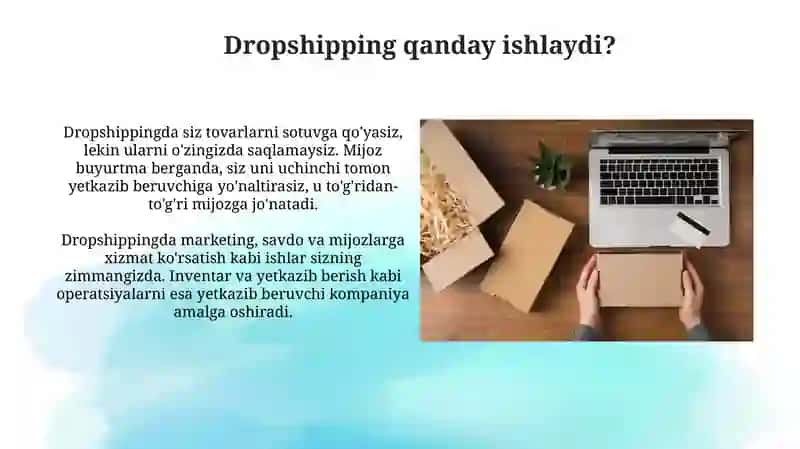 Dropshipping haqida 4
