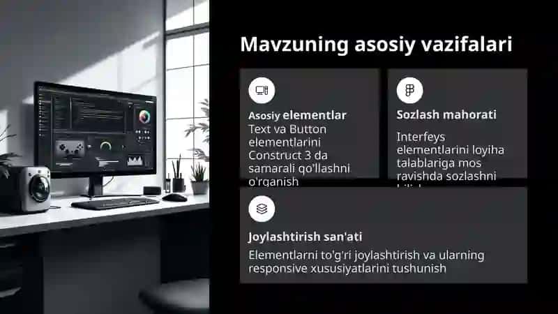 Construct-3-da-Oddiy-Interfeys-Elementlari-Text-Button-Qoshish 4