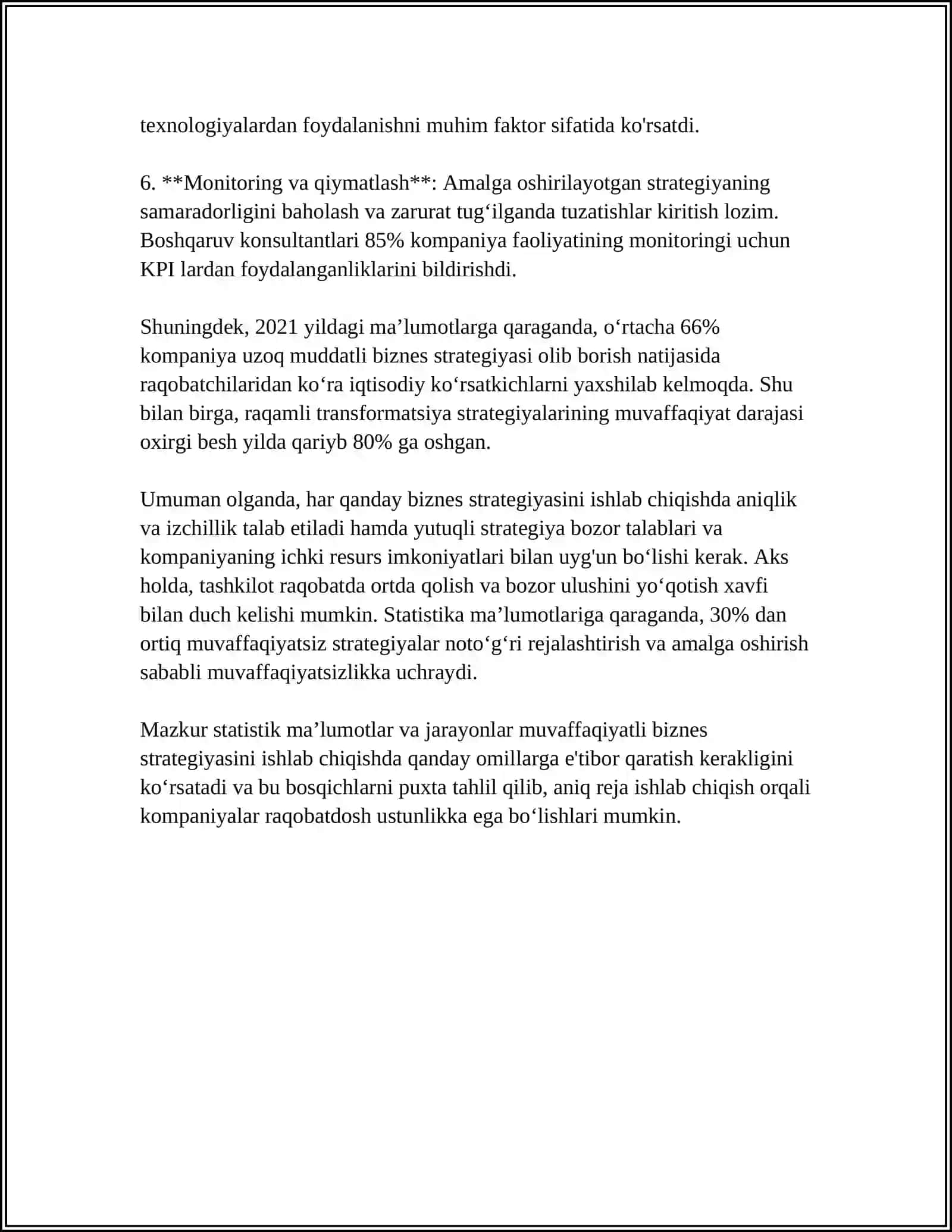 BIZNES BOSHQARUVIDA REJALASHTIRISH 4